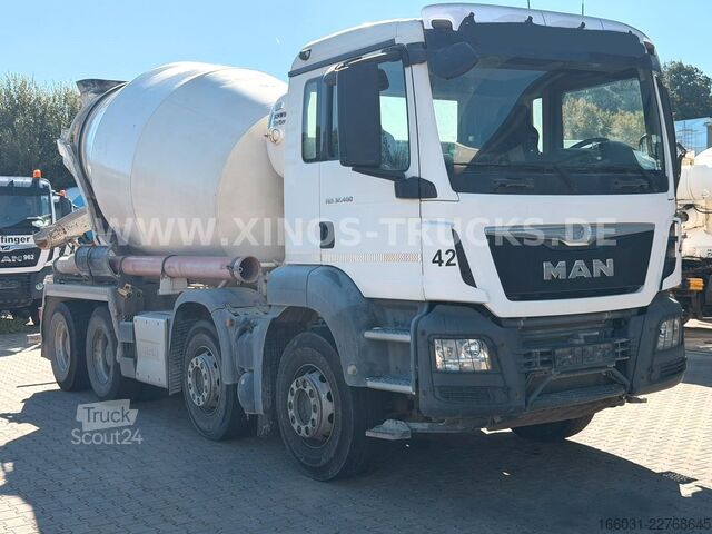 Betonblander lastbil MAN TGS 32.400 8X4 Stetter 9m³