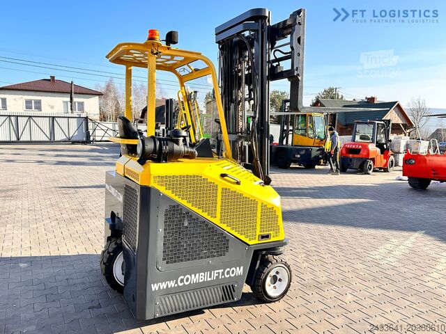 4-way forklift truck Combilift CB3000 / FREE LIFT / NEW TIRES /LIKE NEW