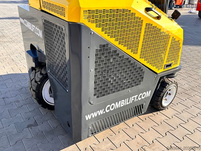 4-way forklift truck Combilift CB3000 / FREE LIFT / NEW TIRES /LIKE NEW