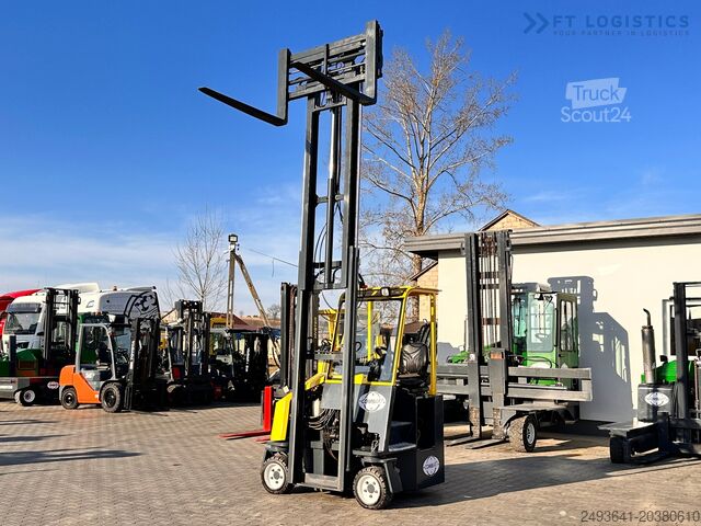 4-way forklift truck Combilift CB3000 / FREE LIFT / NEW TIRES /LIKE NEW