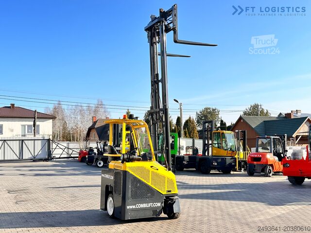 4-way forklift truck Combilift CB3000 / FREE LIFT / NEW TIRES /LIKE NEW
