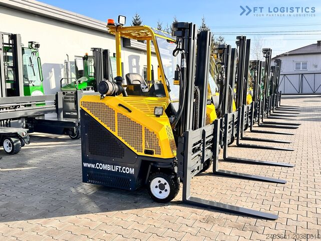 4-way forklift truck Combilift CB3000 / FREE LIFT / NEW TIRES /LIKE NEW