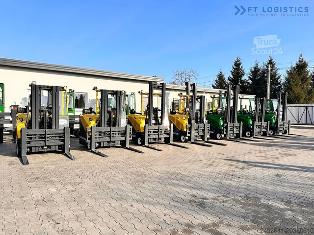 4-way forklift truck Combilift CB3000 / FREE LIFT / NEW TIRES /LIKE NEW
