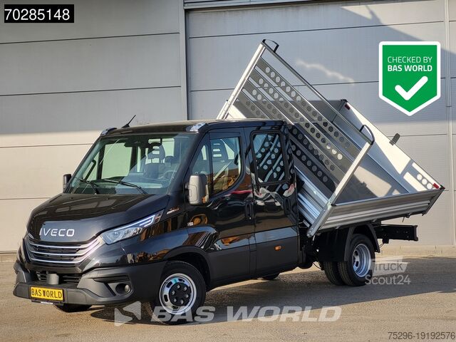 Plataforma de carga Iveco Daily 35C21 Open Laadbak Dubbel Cabine 210PK 3...