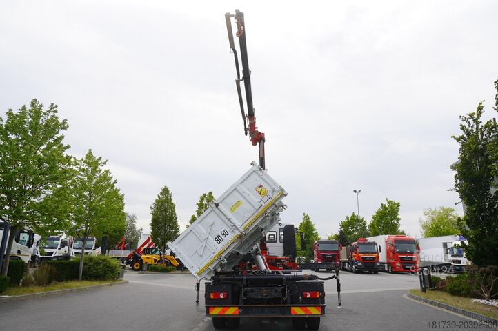 τριμερής ανατροπέας Iveco Eurocargo 160-250 / Fassi F95 crane