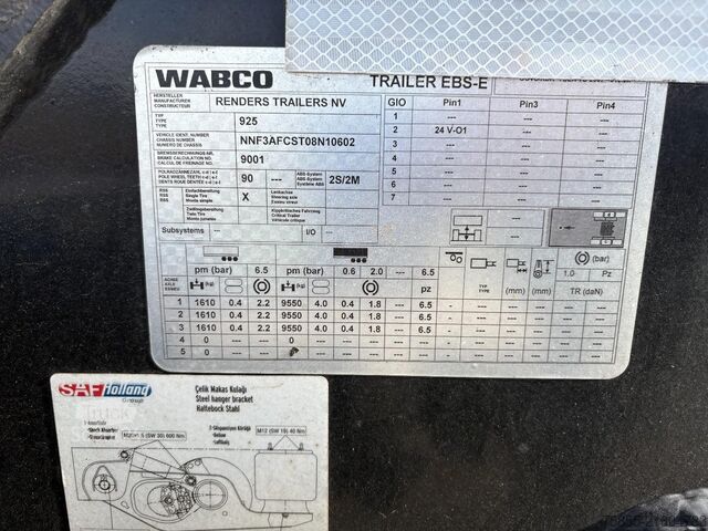 Транспорт на контейнери Renders 3AFCST08 Multichassis / Extendable / SAF Axles ...