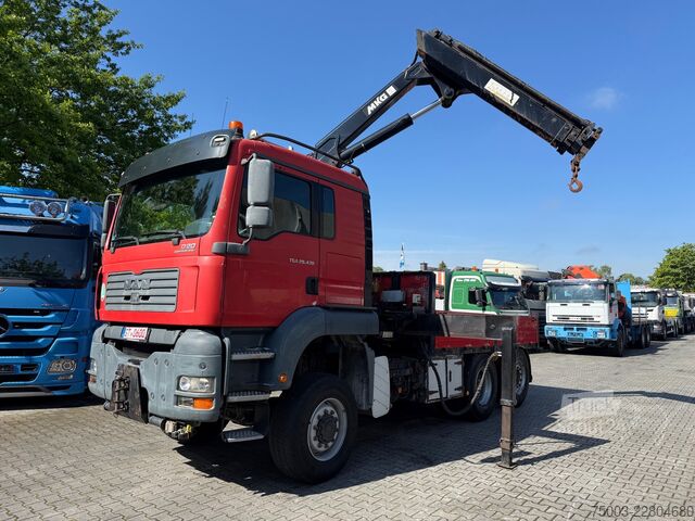 Кран, змонтований на вантажівці MAN TGA 28.430 6X4-4 Kran MKG 201 a3