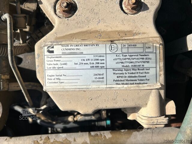 Standard-SZM Terberg YT182 / Motor Problem - Oil Pressure / 2006 / C...