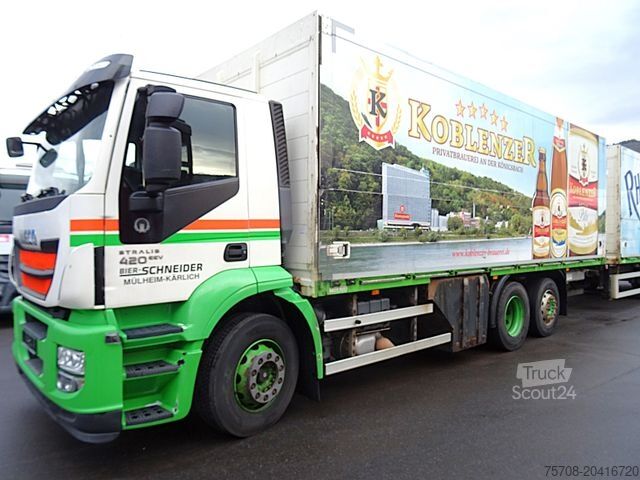 Camion de boissons IVECO 260 S 42*kpl. Zug*2x LBW*Lift/Lenk*Ret.*38 Pal.