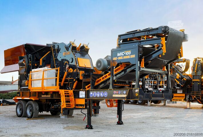 Crushing equipment FABO MIC-100 Mobile Impact Crusher