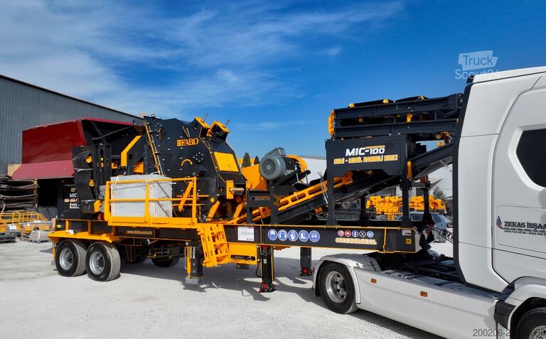 Crushing equipment FABO MIC-100 Mobile Impact Crusher