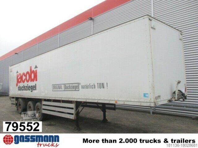 Koffer oplegger Kögel SF 24 Kofferauflieger, gelenkte Achse, Rolltor, 77