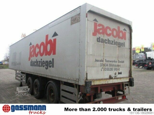 Koffer oplegger Kögel SF 24 Kofferauflieger, gelenkte Achse, Rolltor, 77