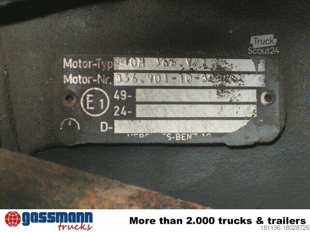 Agricultural machine Mercedes-Benz OM 366