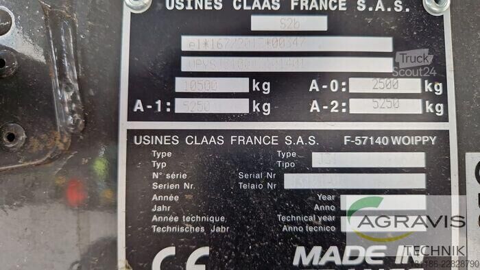 مكبس بالات (زراعة) Claas QUADRANT 5200 FC TA