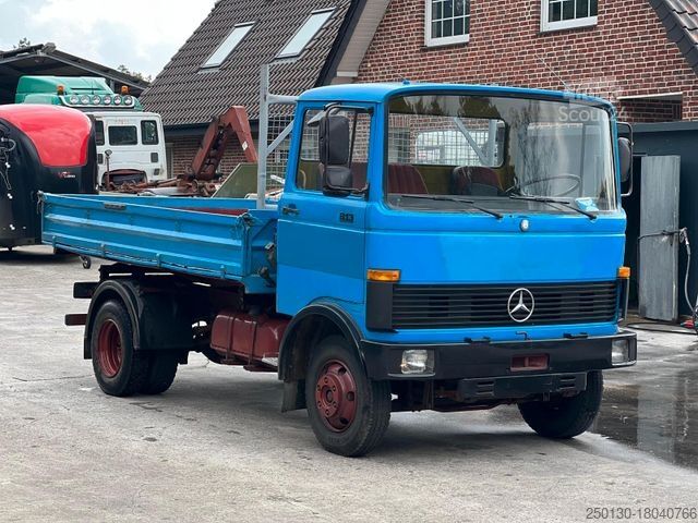 Autoutilitară basculantă trilaterală MERCEDES-BENZ LPK 813 Meiller Oldtimer