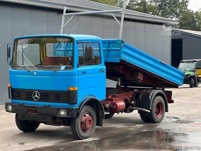 Autoutilitară basculantă trilaterală MERCEDES-BENZ LPK 813 Meiller Oldtimer