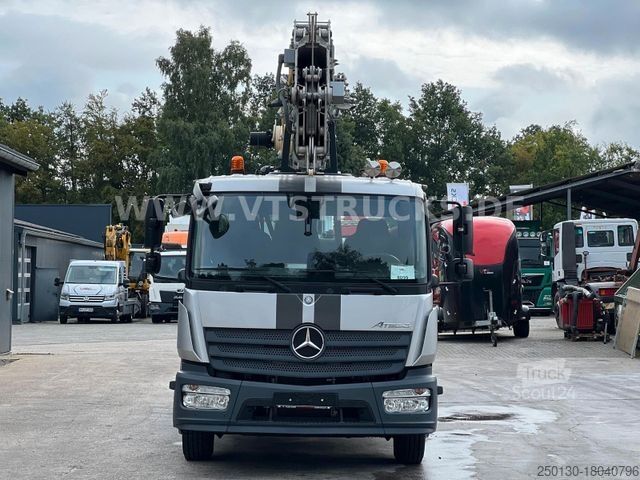 Kamyon üzerine monteli vinç MERCEDES-BENZ Atego 1223 4x2 Böcker-Dachdeckerkran