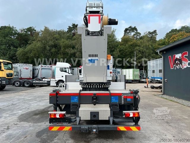 Kamyon üzerine monteli vinç MERCEDES-BENZ Atego 1223 4x2 Böcker-Dachdeckerkran