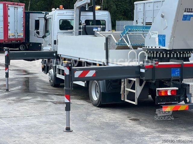 Kamyon üzerine monteli vinç MERCEDES-BENZ Atego 1223 4x2 Böcker-Dachdeckerkran