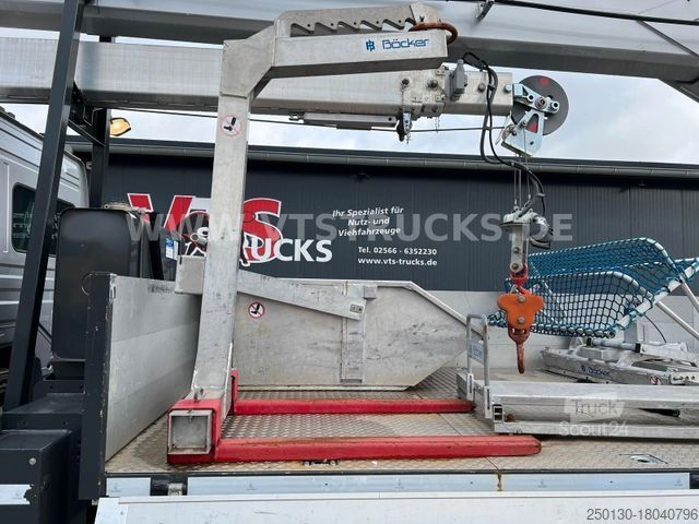Kamyon üzerine monteli vinç MERCEDES-BENZ Atego 1223 4x2 Böcker-Dachdeckerkran