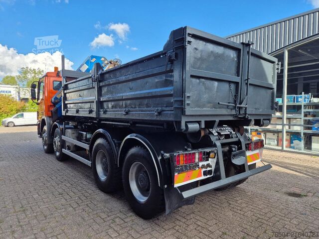 Hook arm system Mercedes-Benz Actros 3241 8X4 Containersysteem/ 20T HMF crane...