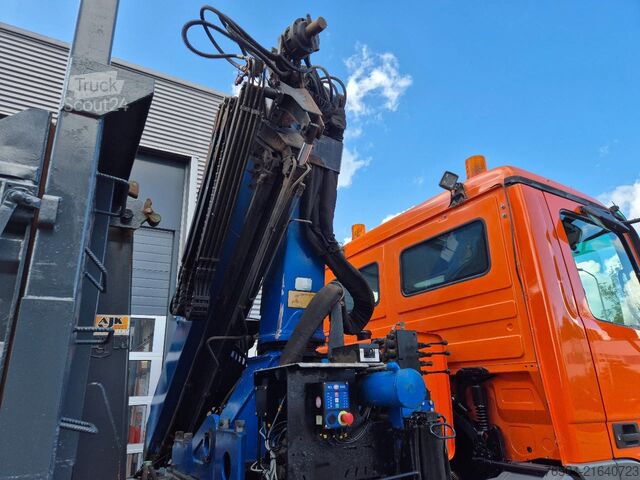 Hook arm system Mercedes-Benz Actros 3241 8X4 Containersysteem/ 20T HMF crane...
