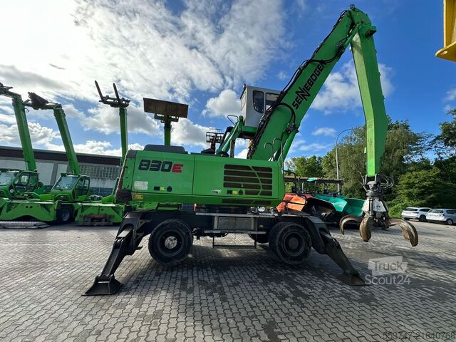 Zariadenie na manipuláciu s materiálom Sennebogen 830 E / Greifer / Hochf. Kabine