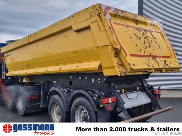 Damperli yarı römork Meiller MHKS 44/2, Halfpipe ca. 25 cbm, hydr. Heckklappe