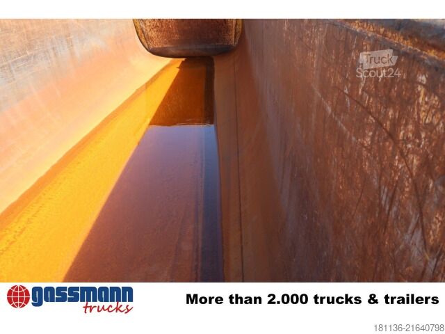 Damperli yarı römork Meiller MHKS 44/2, Halfpipe ca. 25 cbm, hydr. Heckklappe