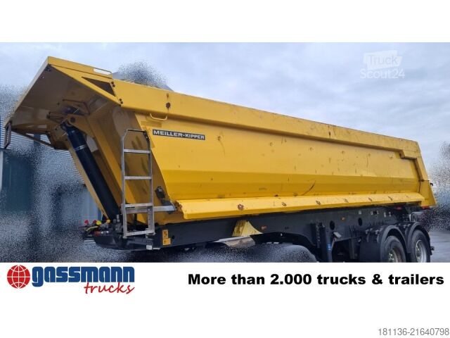 Naczepa wywrotka Meiller MHKS 44/2, Halfpipe ca. 25 cbm, hydr. Heckklappe