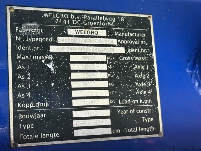 Silo Welgro N/A 56m3 Bulk/Silo 7 Compartimenten 2x Liftas C...