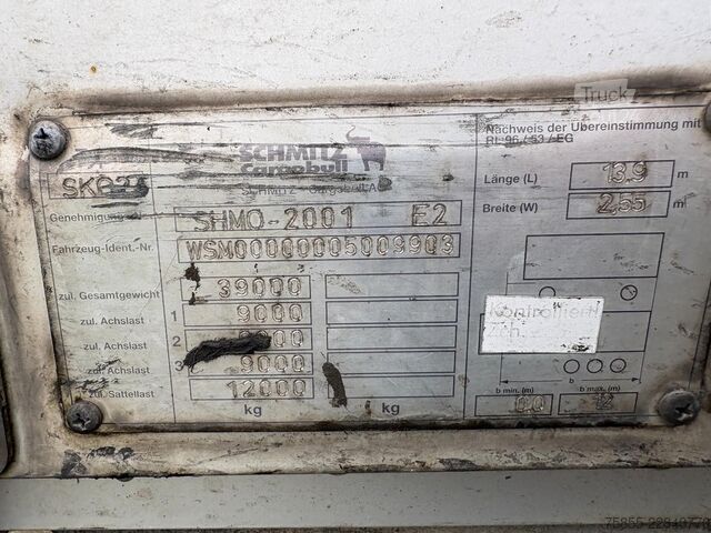 Maleta Schmitz SKO 24 3-Axle Box / SAF Axles / Discbrakes / Li...