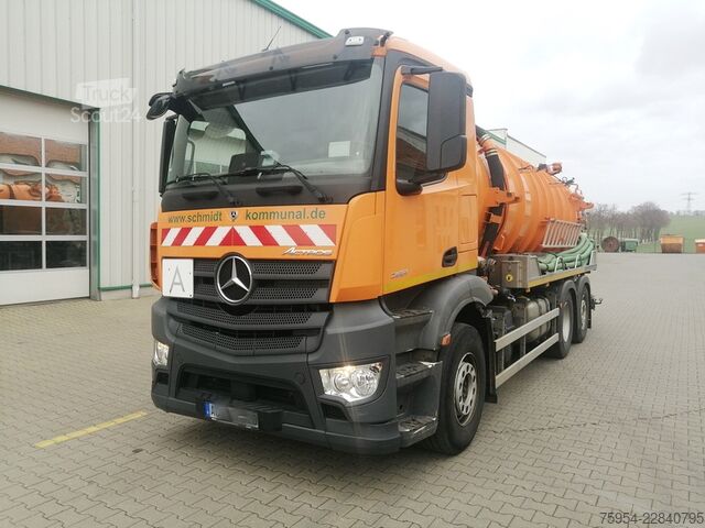 Wywrotka próżniowa Mercedes-Benz Actros 2551 L 6x2 / Domos 15