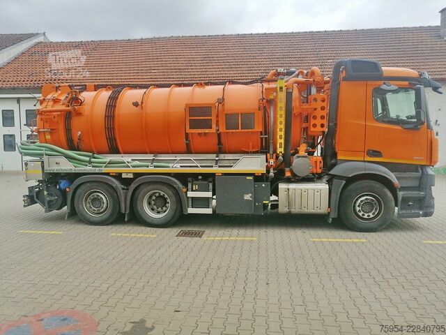 Wywrotka próżniowa Mercedes-Benz Actros 2551 L 6x2 / Domos 15