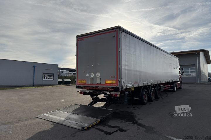 Ανοιχτό ημιρυμουλκούμενο με μουσαμά  S 24 Plane Hebebühne / Swiss-Vehicle