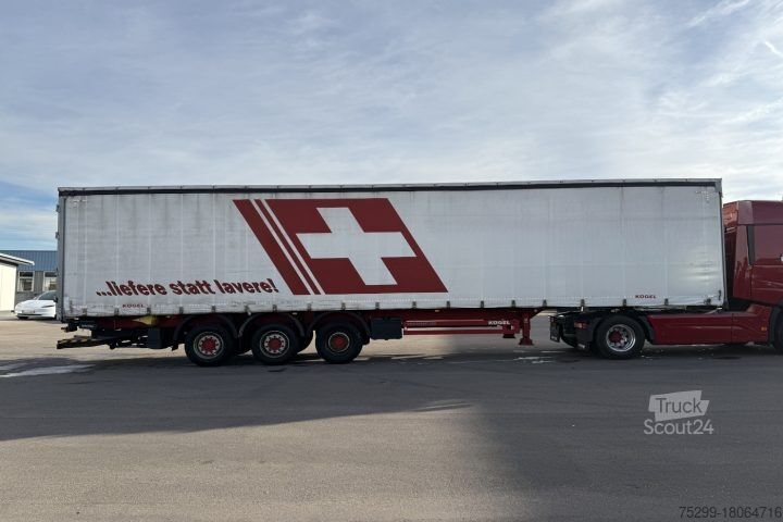 Ανοιχτό ημιρυμουλκούμενο με μουσαμά  S 24 Plane Hebebühne / Swiss-Vehicle