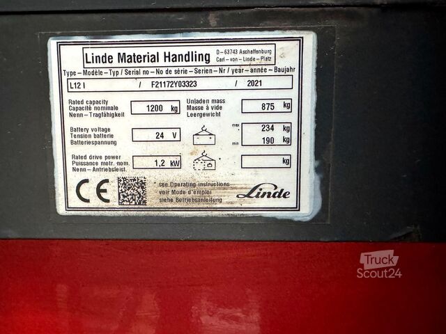 Manuell staplare Linde L12 [ID: 410]