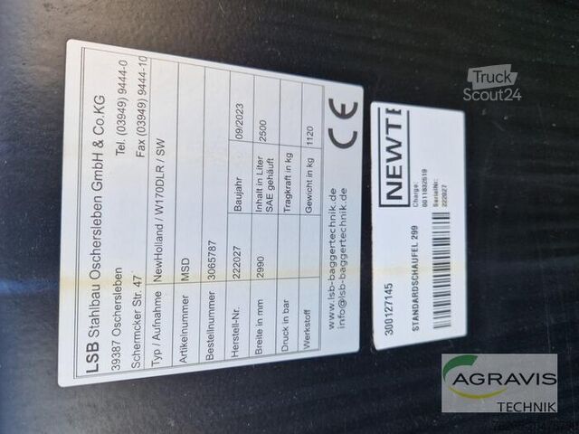 Hoflader LSB Stahlbau STANDARDSCHAUFEL 2990MM 2500L