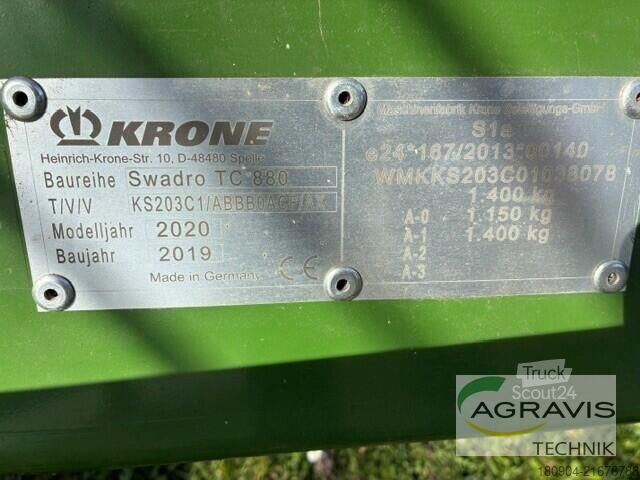 Tehnologija sena Krone SWADRO TC 880