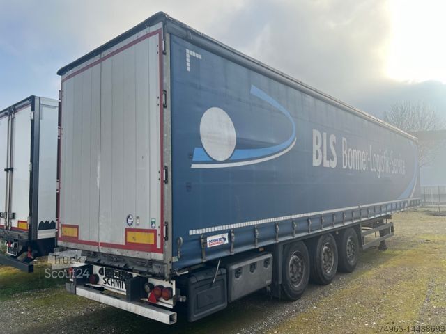 Auflieger mit Pritsche & Plane SCHMITZ CARGOBULL SCS 24L SCB Liftachse, Speedcurtainsider