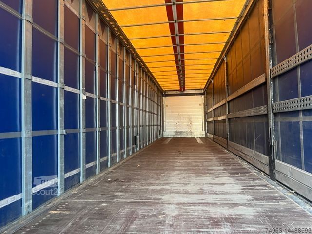 Auflieger mit Pritsche & Plane SCHMITZ CARGOBULL SCS 24L SCB Liftachse, Speedcurtainsider