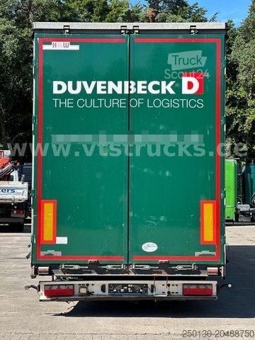 Open oplegger met zeil H&W HWDPSS32 Curtainsider 2-Achser