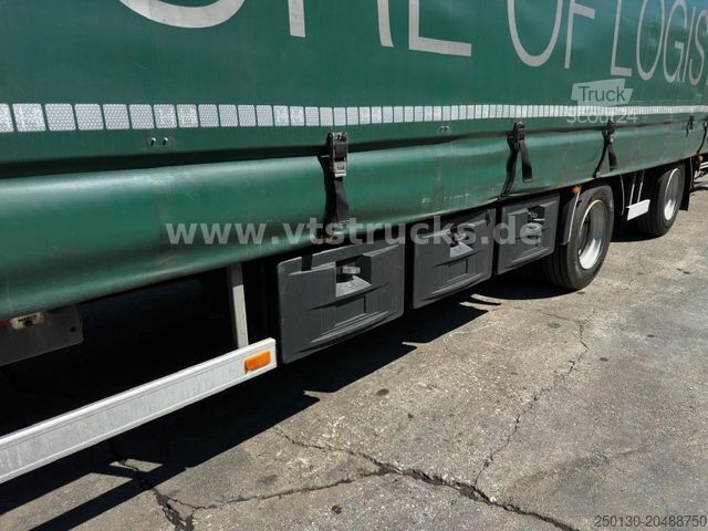 Open oplegger met zeil H&W HWDPSS32 Curtainsider 2-Achser