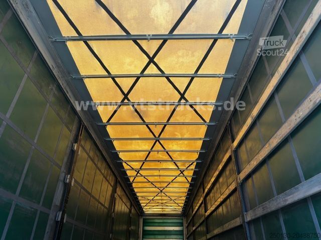 Open oplegger met zeil H&W HWDPSS32 Curtainsider 2-Achser