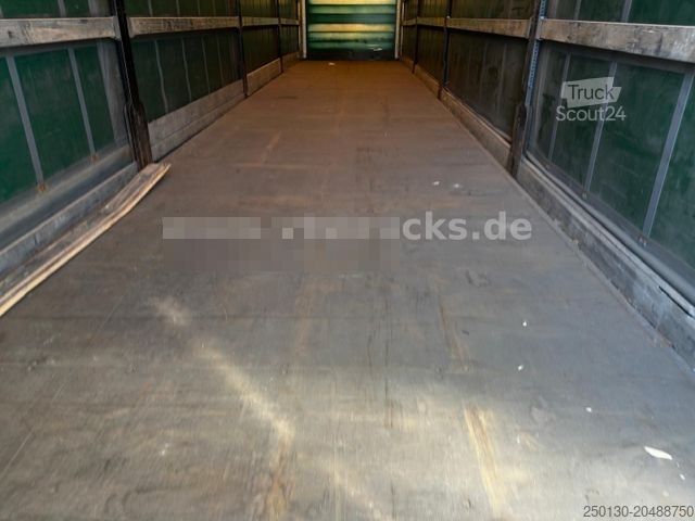 Open oplegger met zeil H&W HWDPSS32 Curtainsider 2-Achser