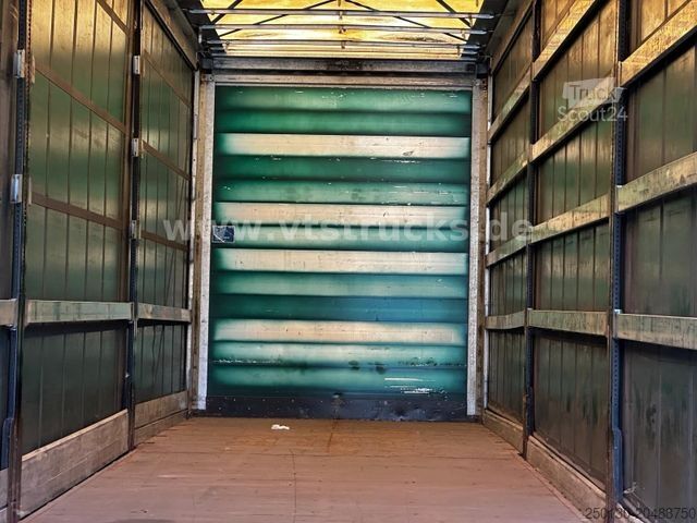 Open oplegger met zeil H&W HWDPSS32 Curtainsider 2-Achser