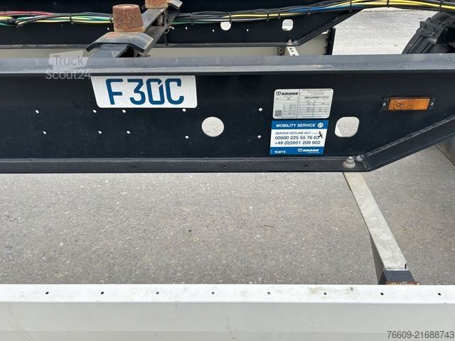 Değiştirilebilir şasili römork KRONE 2 Achswechselfahrgestell, Typ: MAXI AZW 18 eL3B7