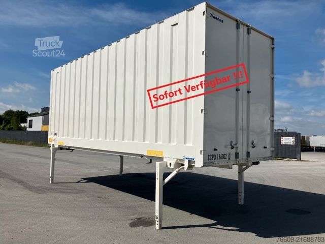 Değiştirme kasalı treyler KRONE Wechselbrücke Koffer