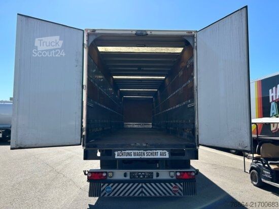 Furgonska polprikolica  GFöLLNER 1-ACHS KOFFERAUFLIEGER MIT LENKACHSE